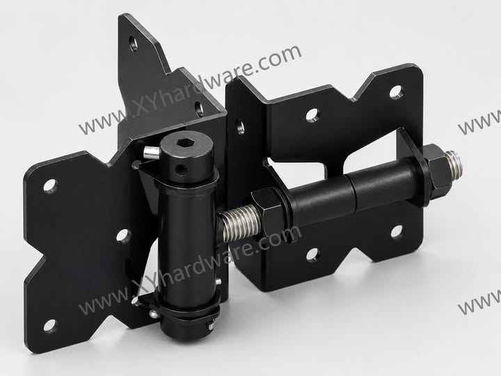 Dobradiças de fechamento automático para portões (aço inoxidável) (2)